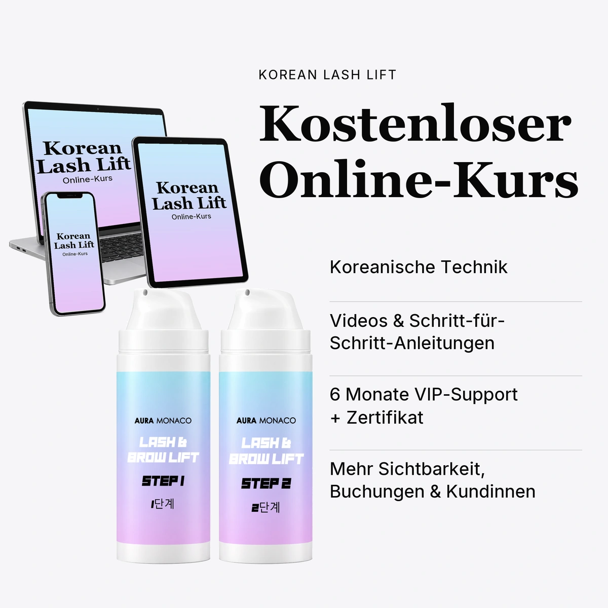 Korean Lash Lift online masterclass