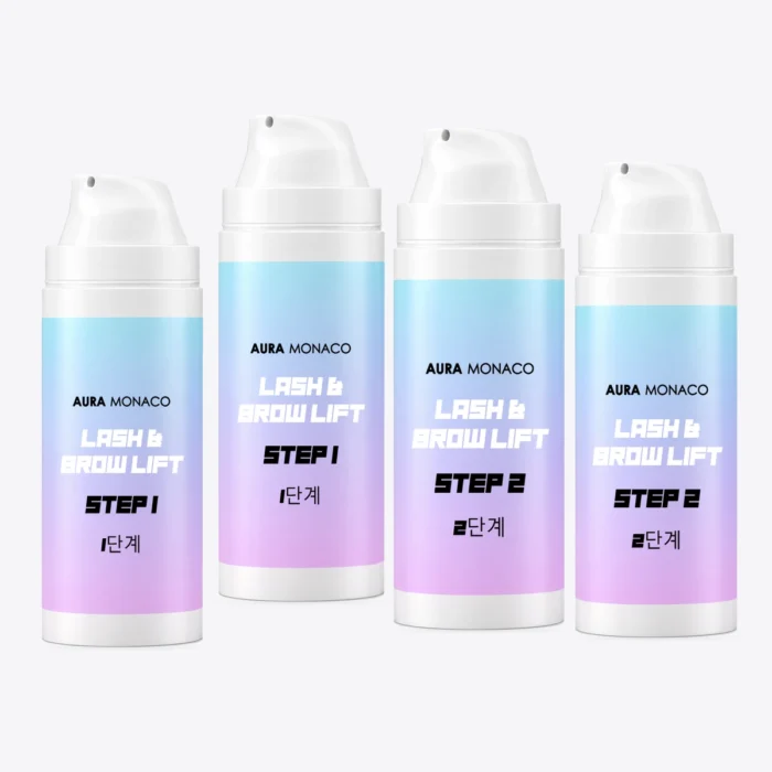 2x Step 1 & Step 2 Lash & Brow Lift Lotions | Duo Spar-Bundle